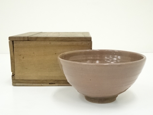 JAPANESE TEA CEREMONY / HAGI WARE TEA BOWL CHAWAN 